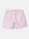 Maillot de bain losanges SB corail