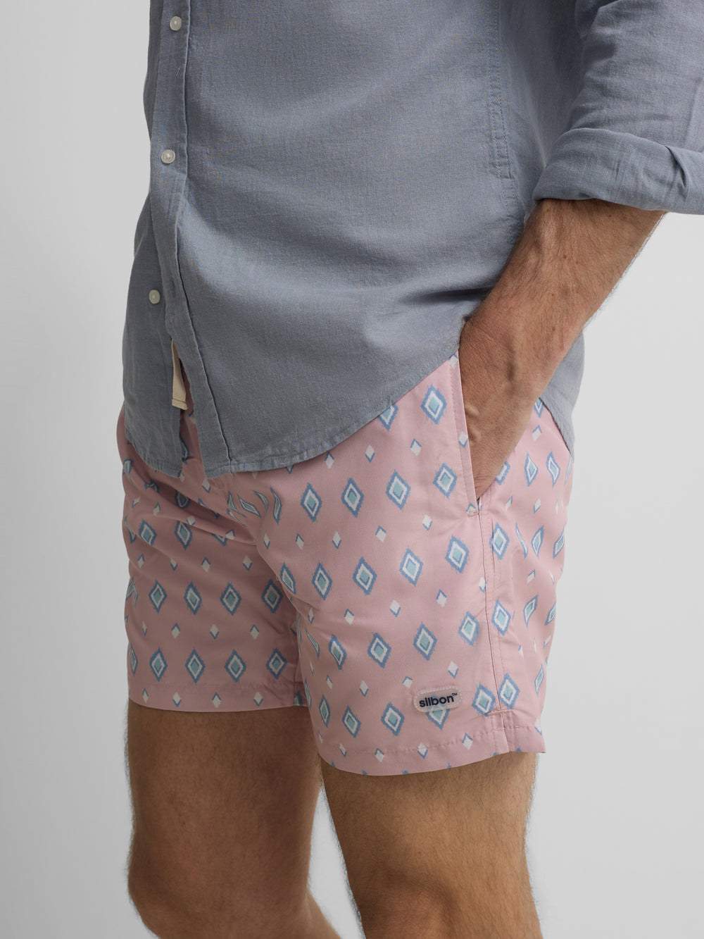 Bañador rombos SB coral