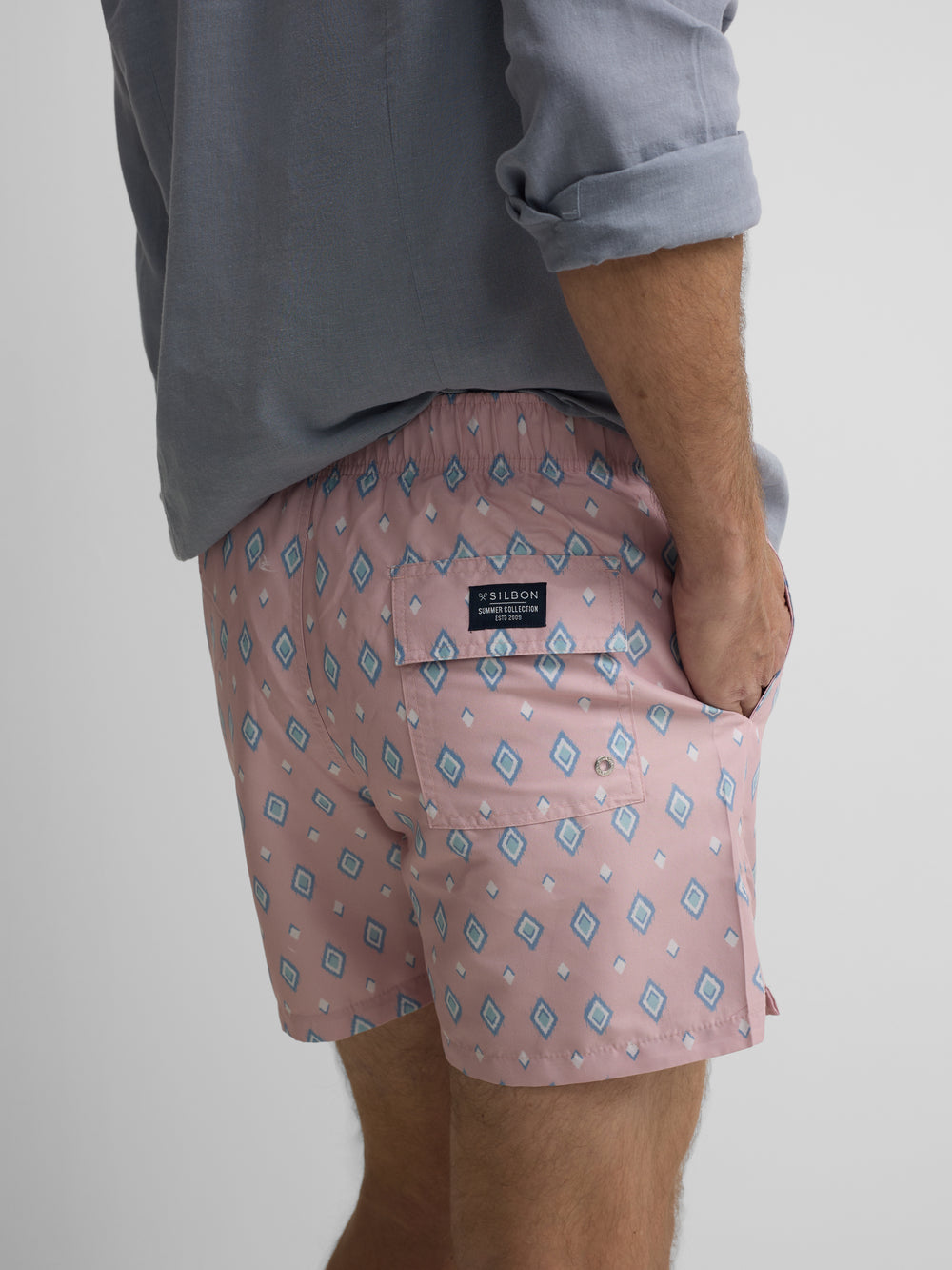 Bañador rombos SB coral