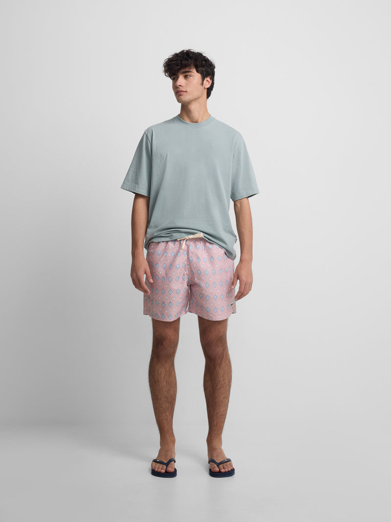 Maillot de bain losanges SB corail