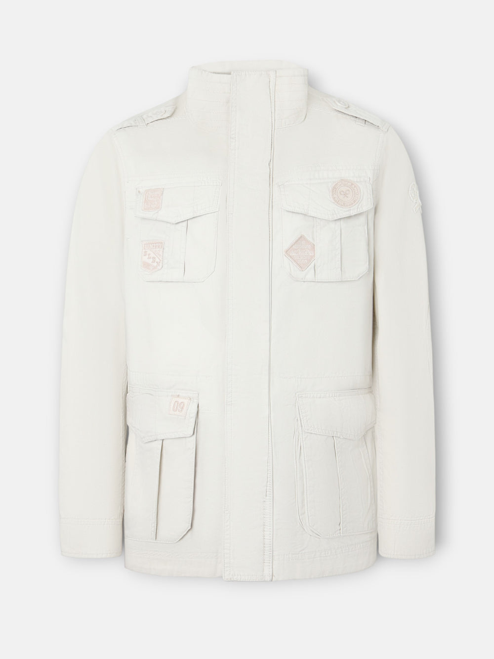 Parka à patchs de pierre