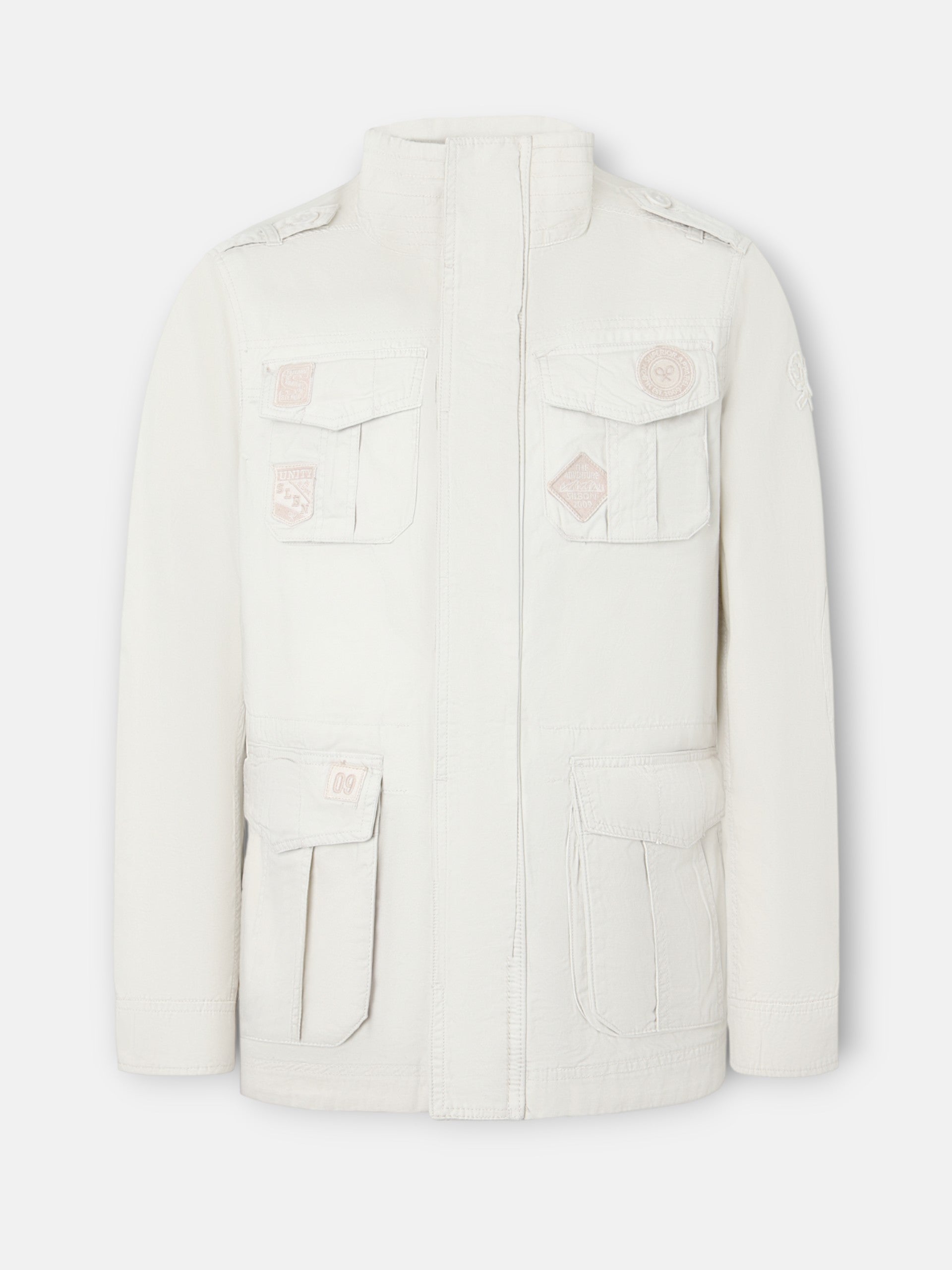 Parka à patchs de pierre