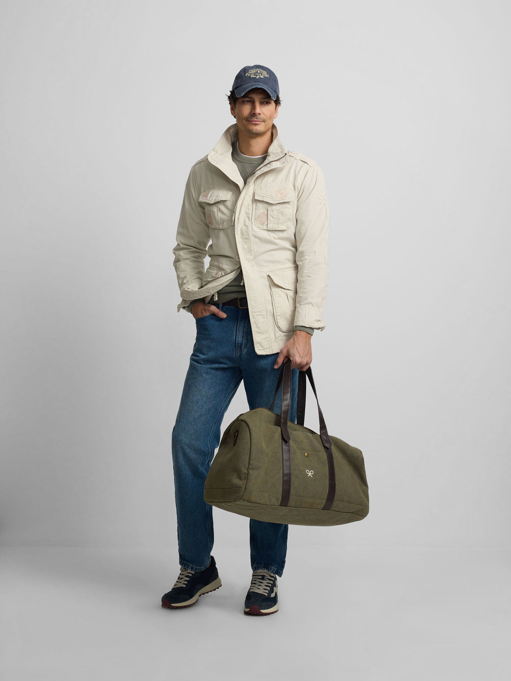 Parka à patchs de pierre