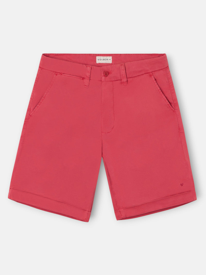 Bermuda classique corail