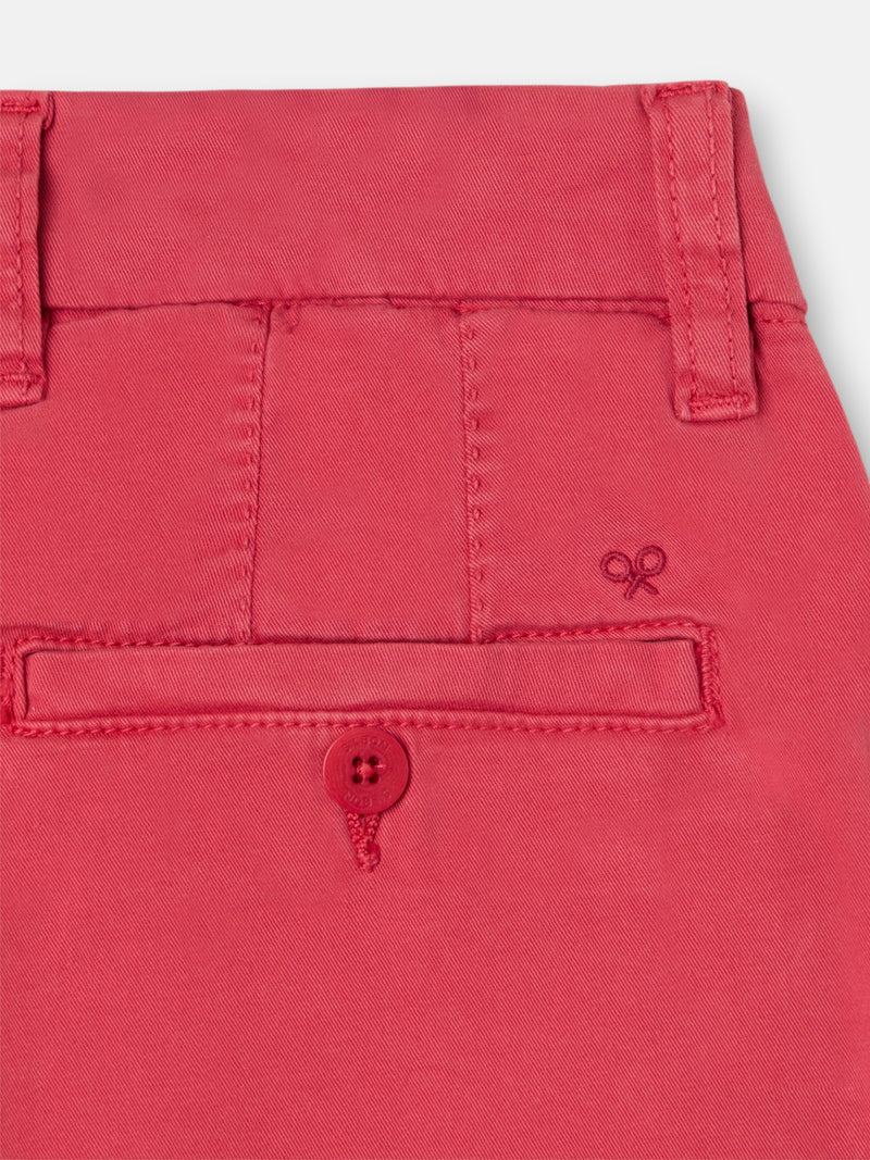 Bermuda classique corail