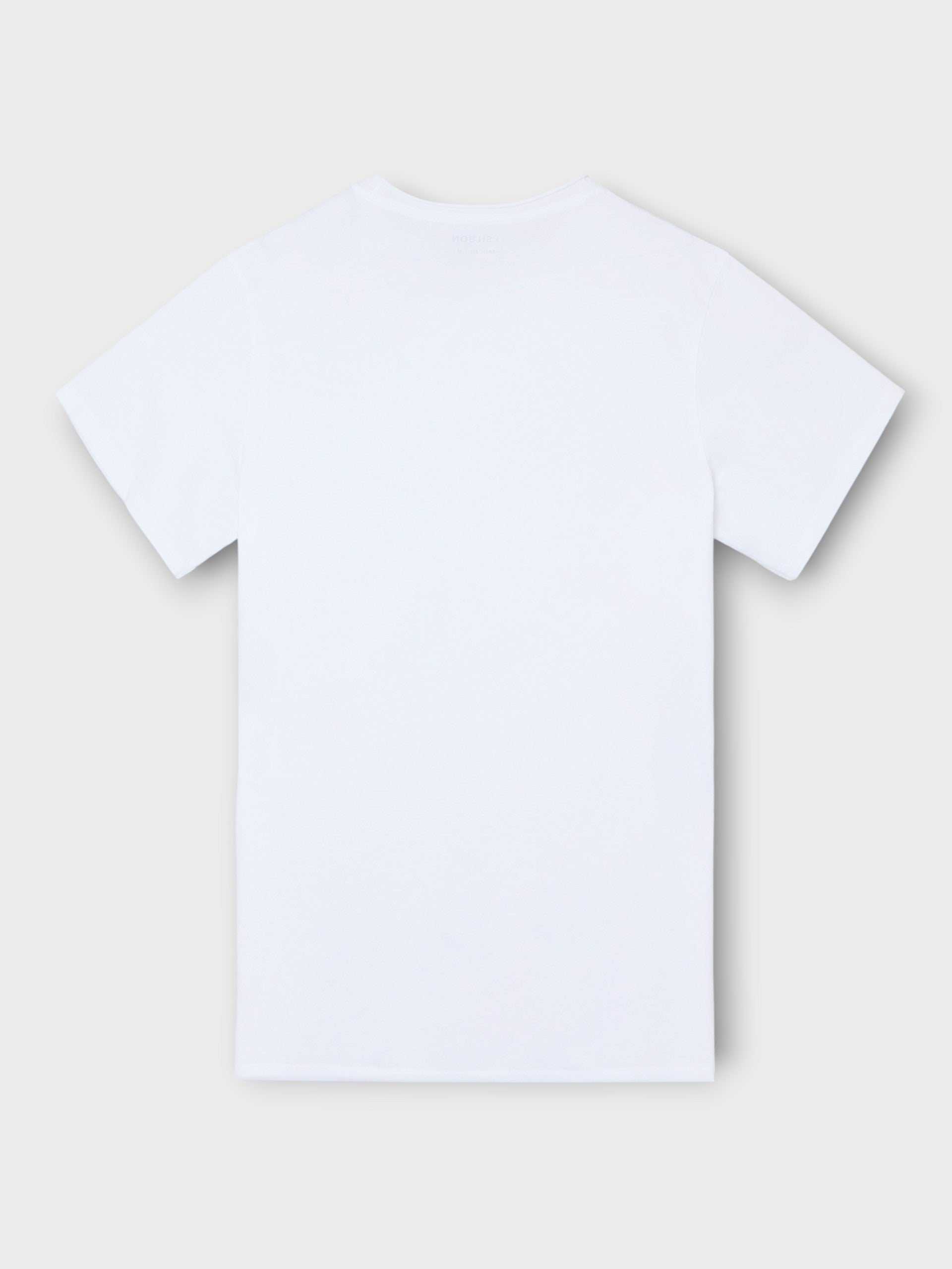 Camiseta cuello roll blanca