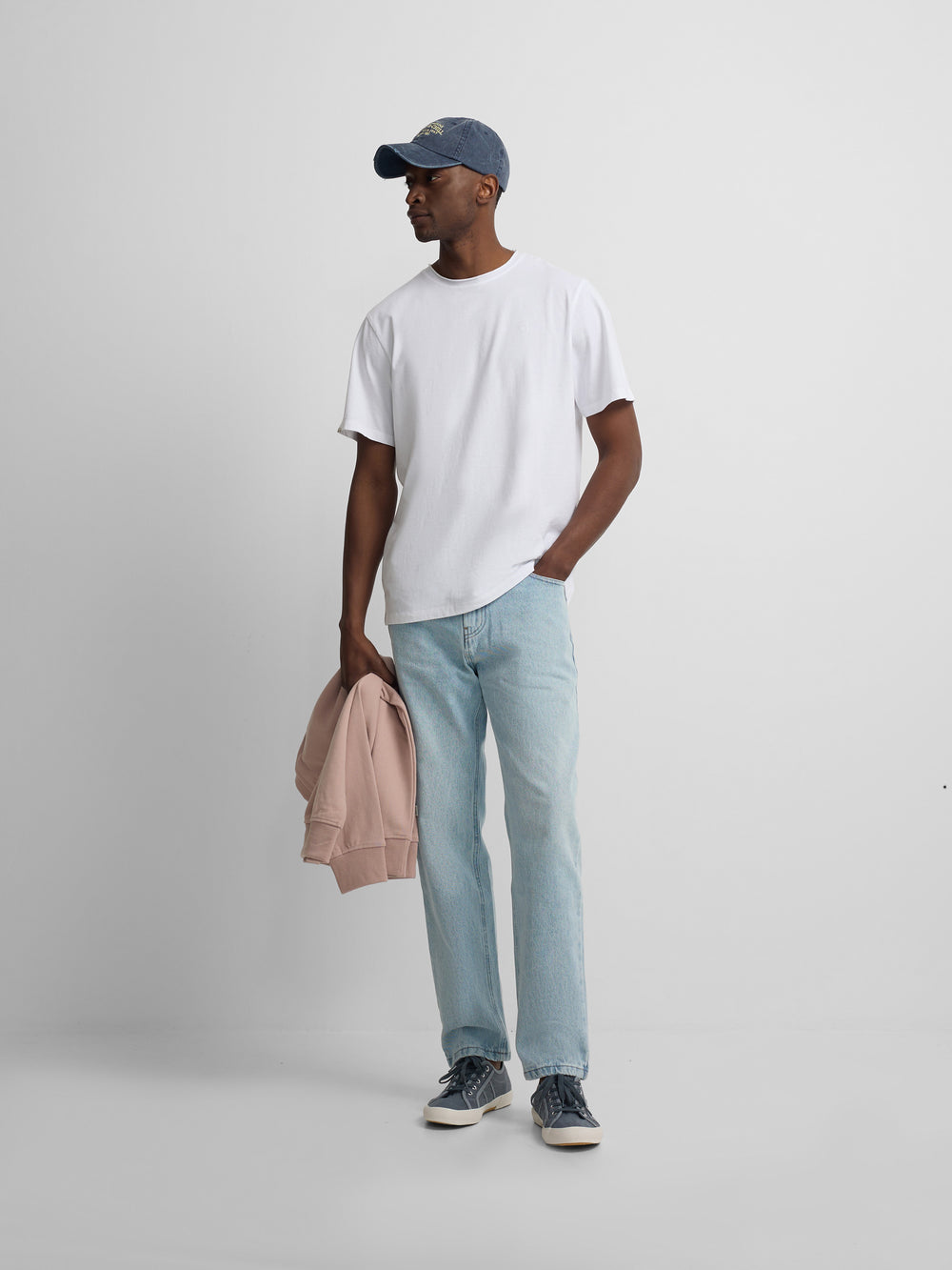 Camiseta cuello roll blanca