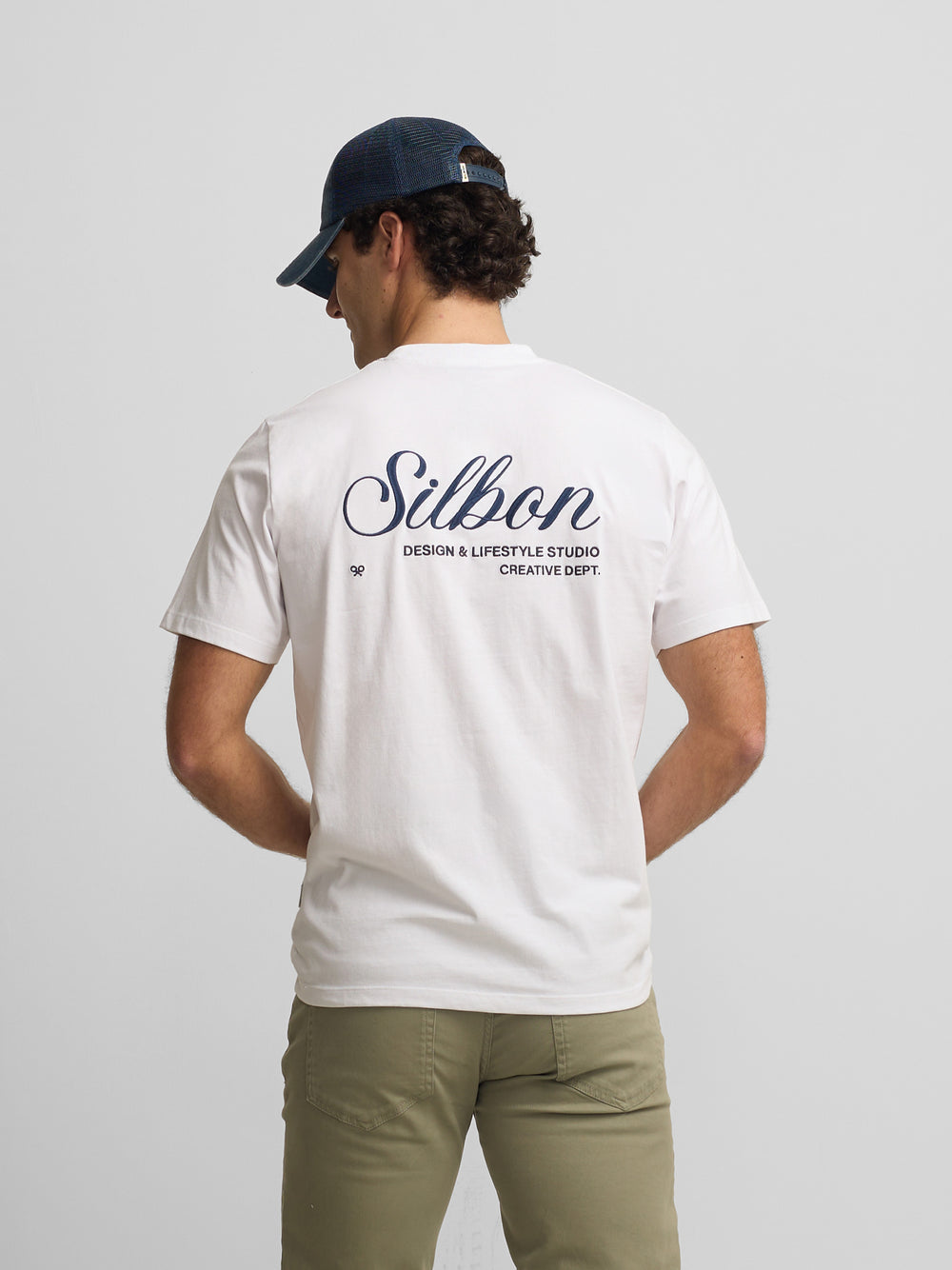 Camiseta Silbon creative dept blanco