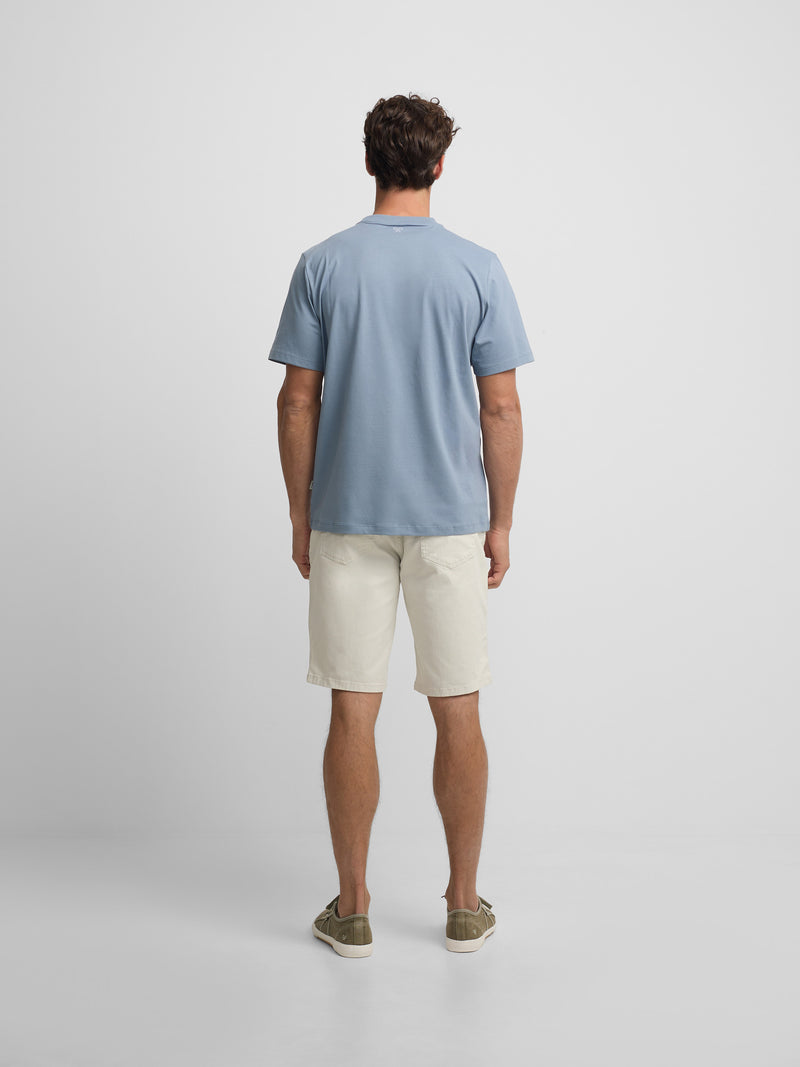 Camiseta Silbon flock azul índigo