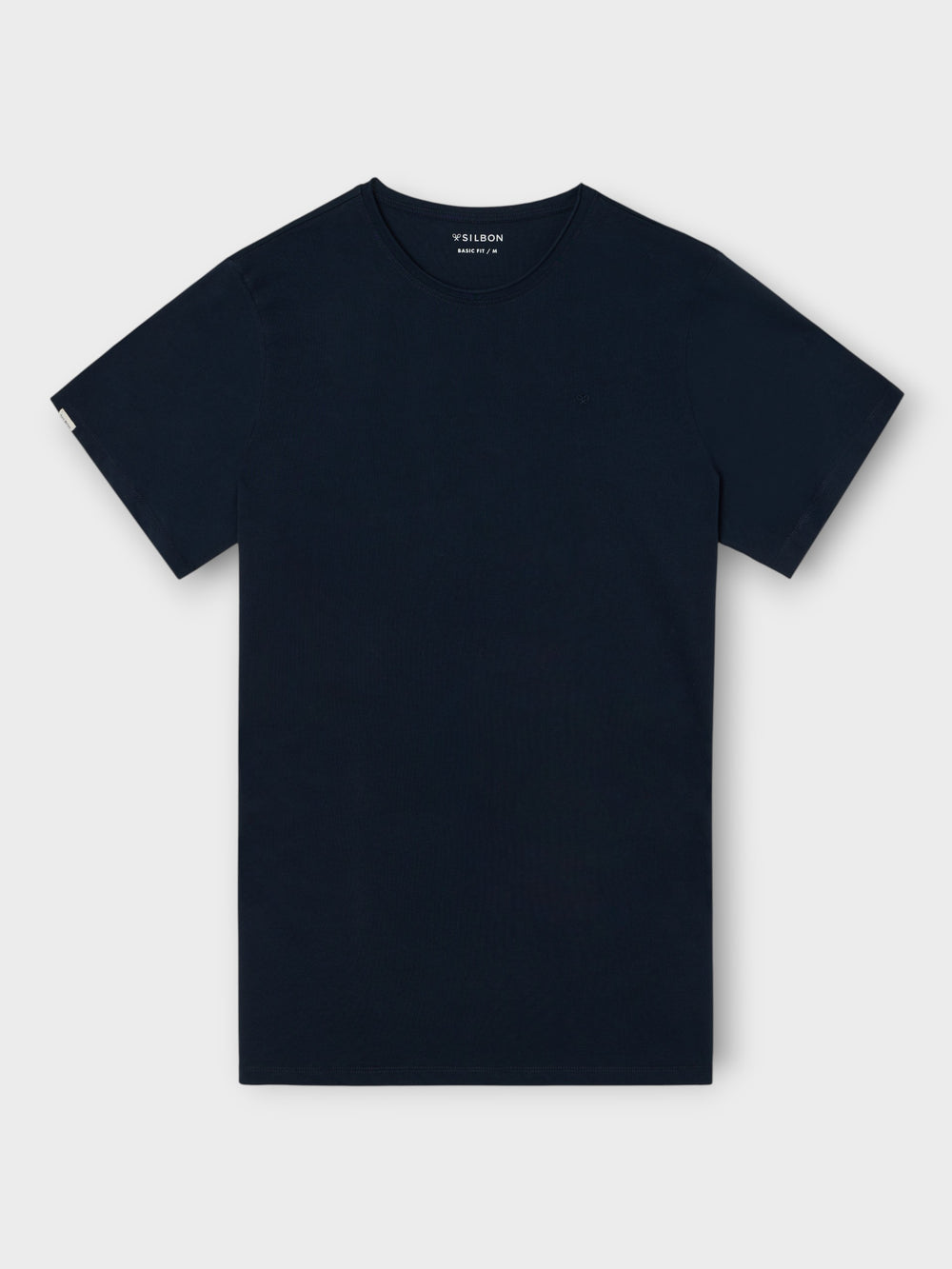 Camiseta cuello roll azul marino