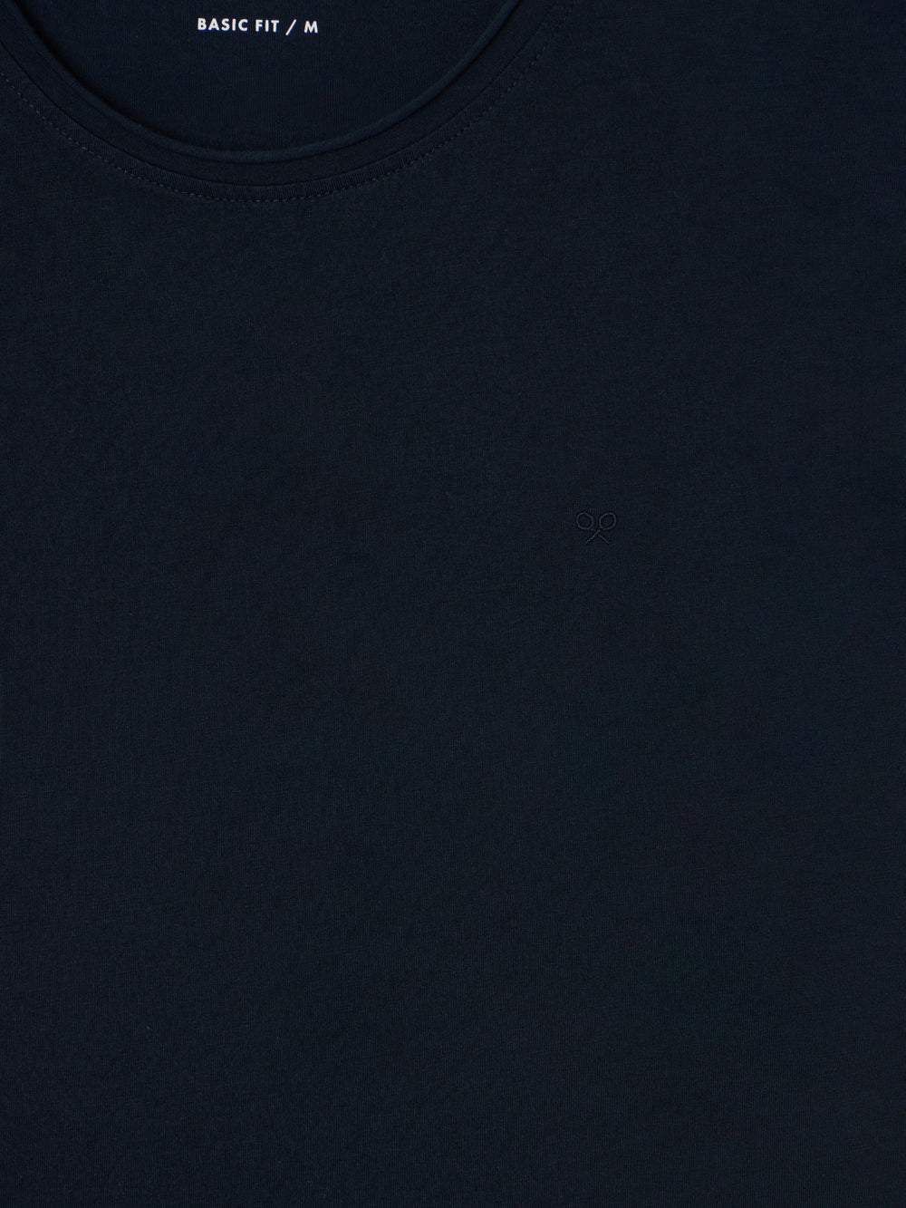 Camiseta cuello roll azul marino