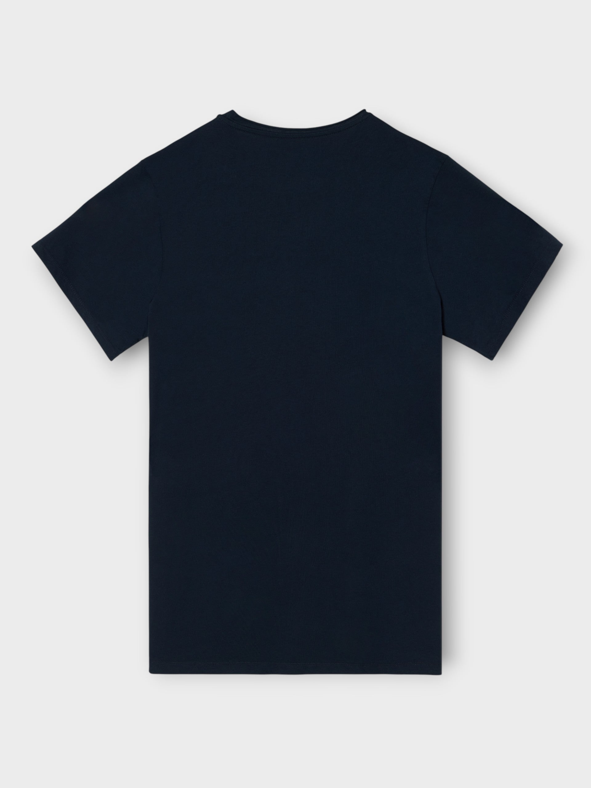 Camiseta cuello roll azul marino