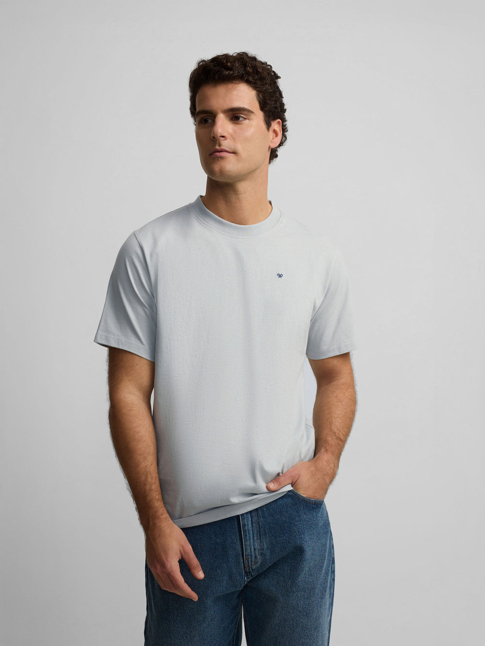 Camiseta Silbon creative dept azul claro