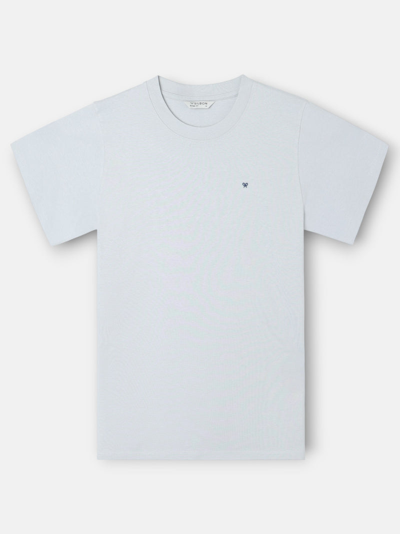 T-shirt Silbon creative dept azul claro