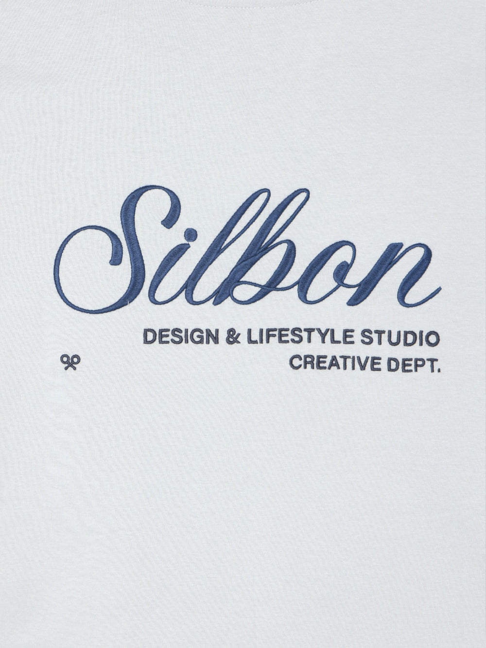 Camiseta Silbon creative dept azul claro