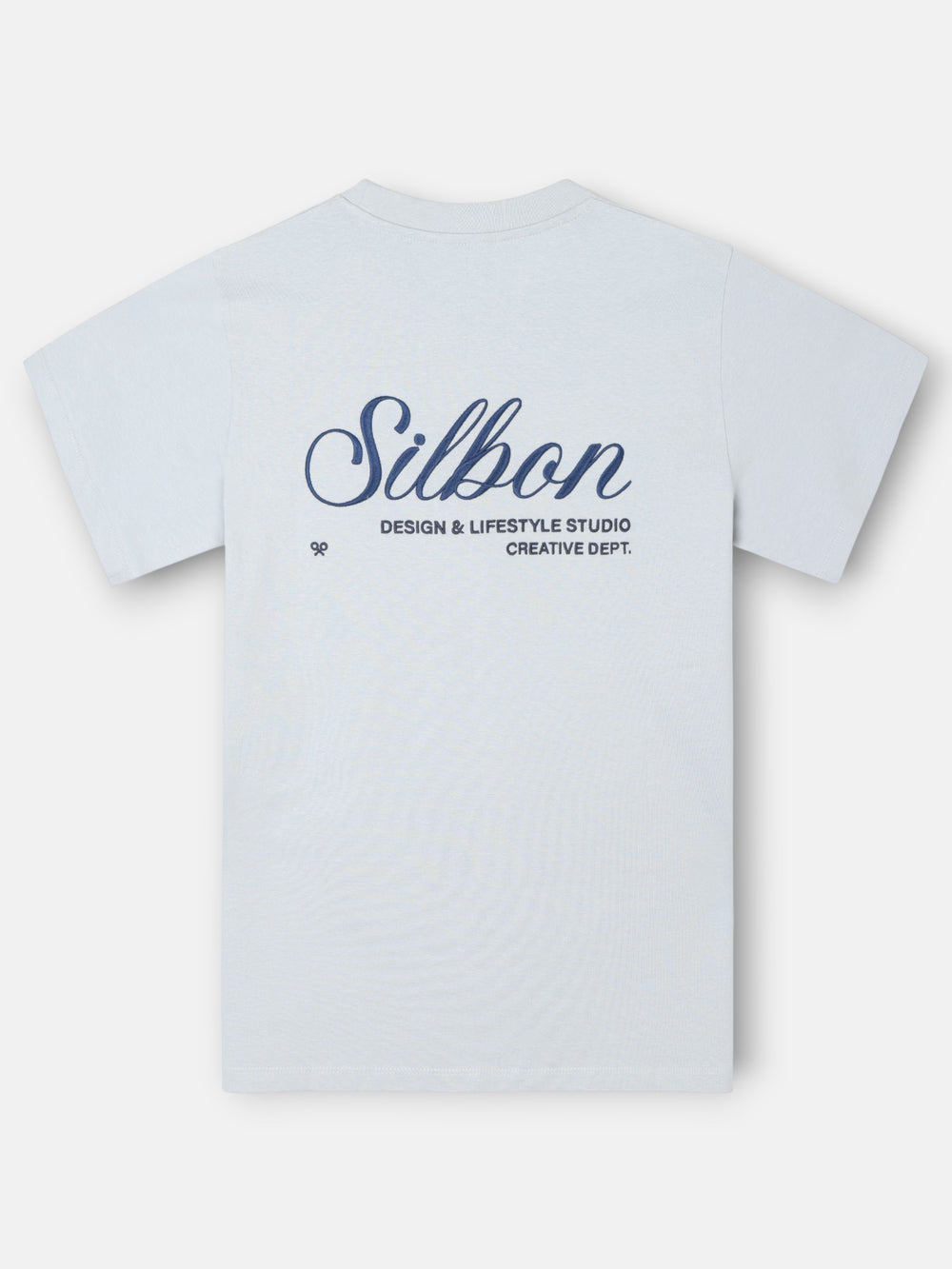 Camiseta Silbon creative dept azul claro