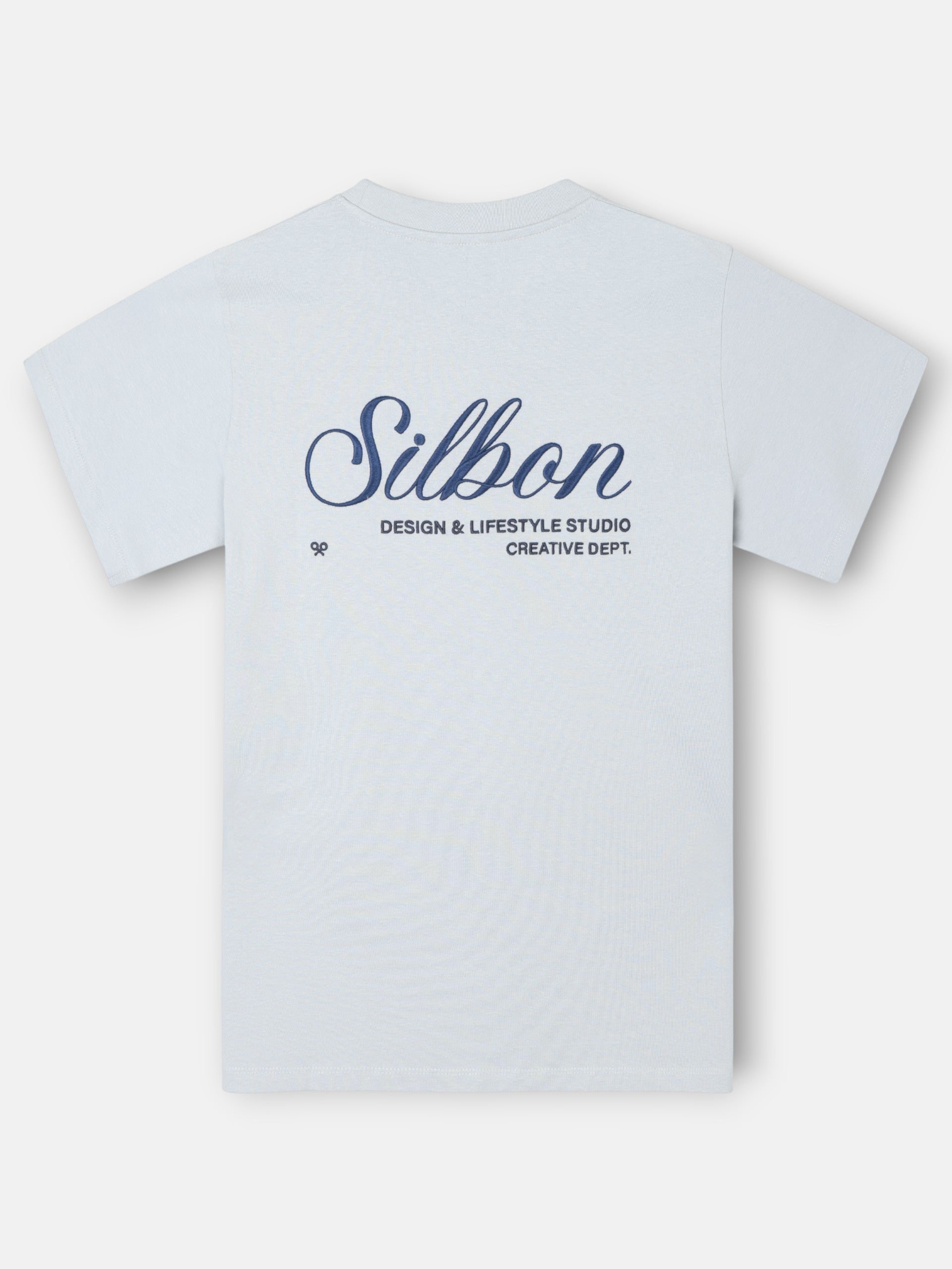 Camiseta Silbon creative dept azul claro