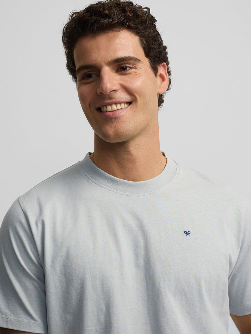 T-shirt Silbon creative dept azul claro