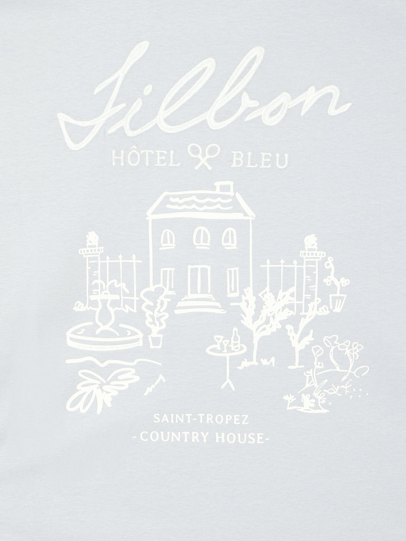 Camisola hotel bleu cinzento azul