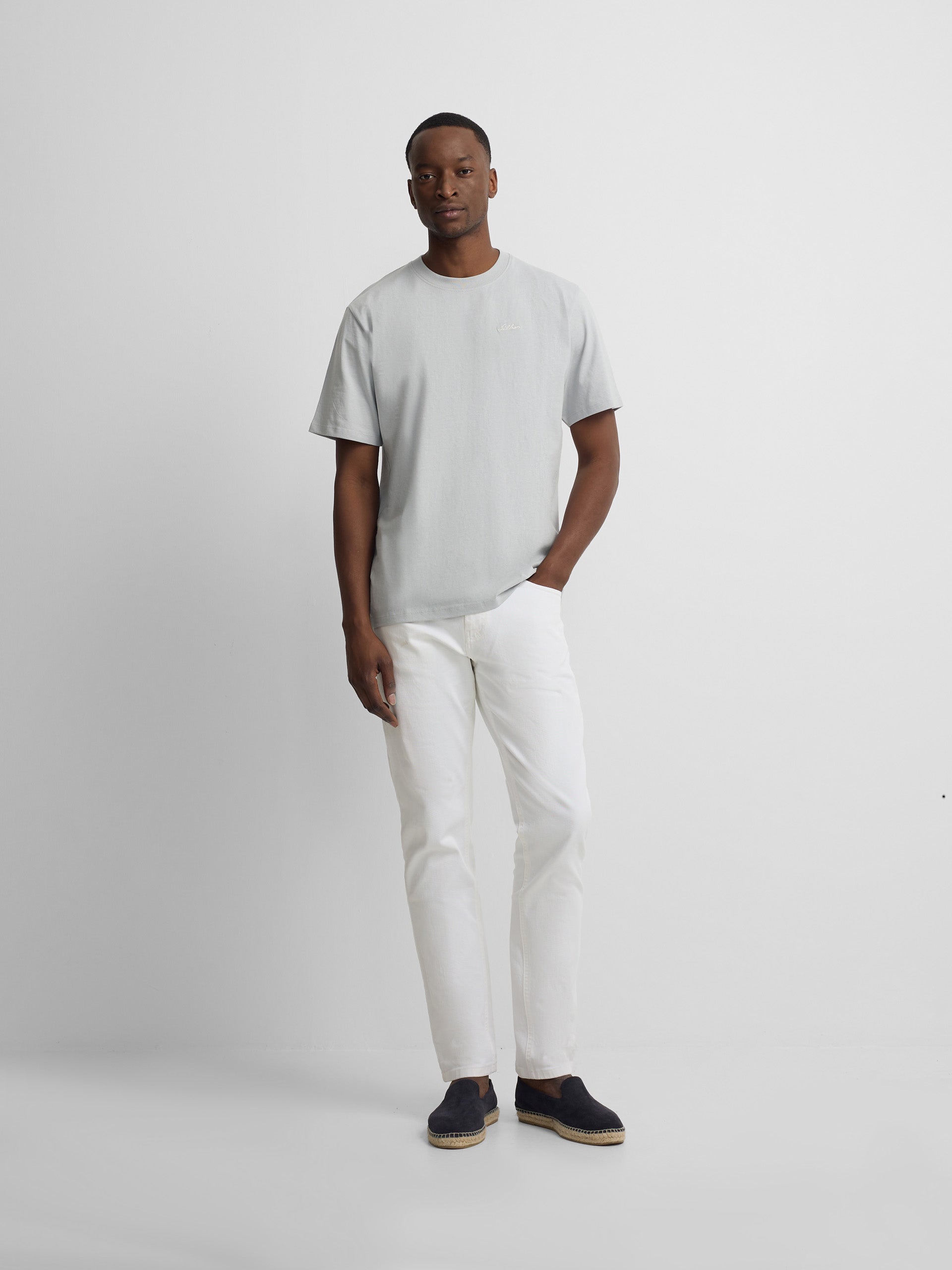 Camiseta hotel bleu gris azul