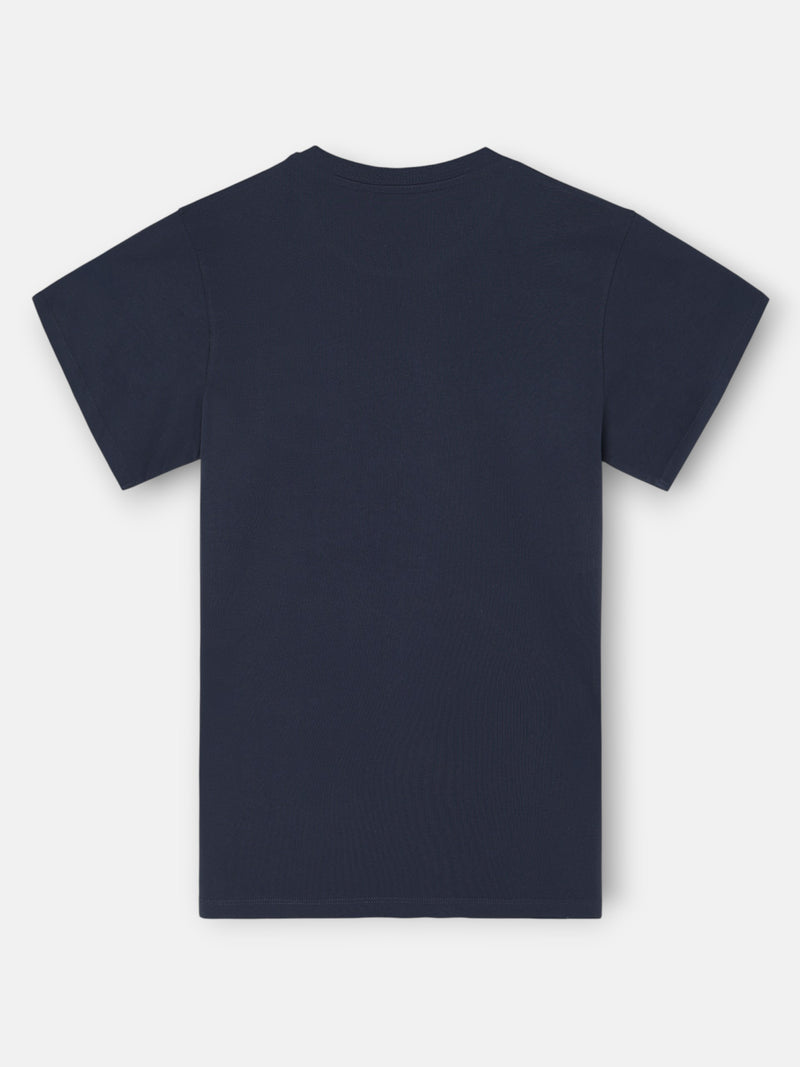 Camiseta bolsillo garmet dye azul marino