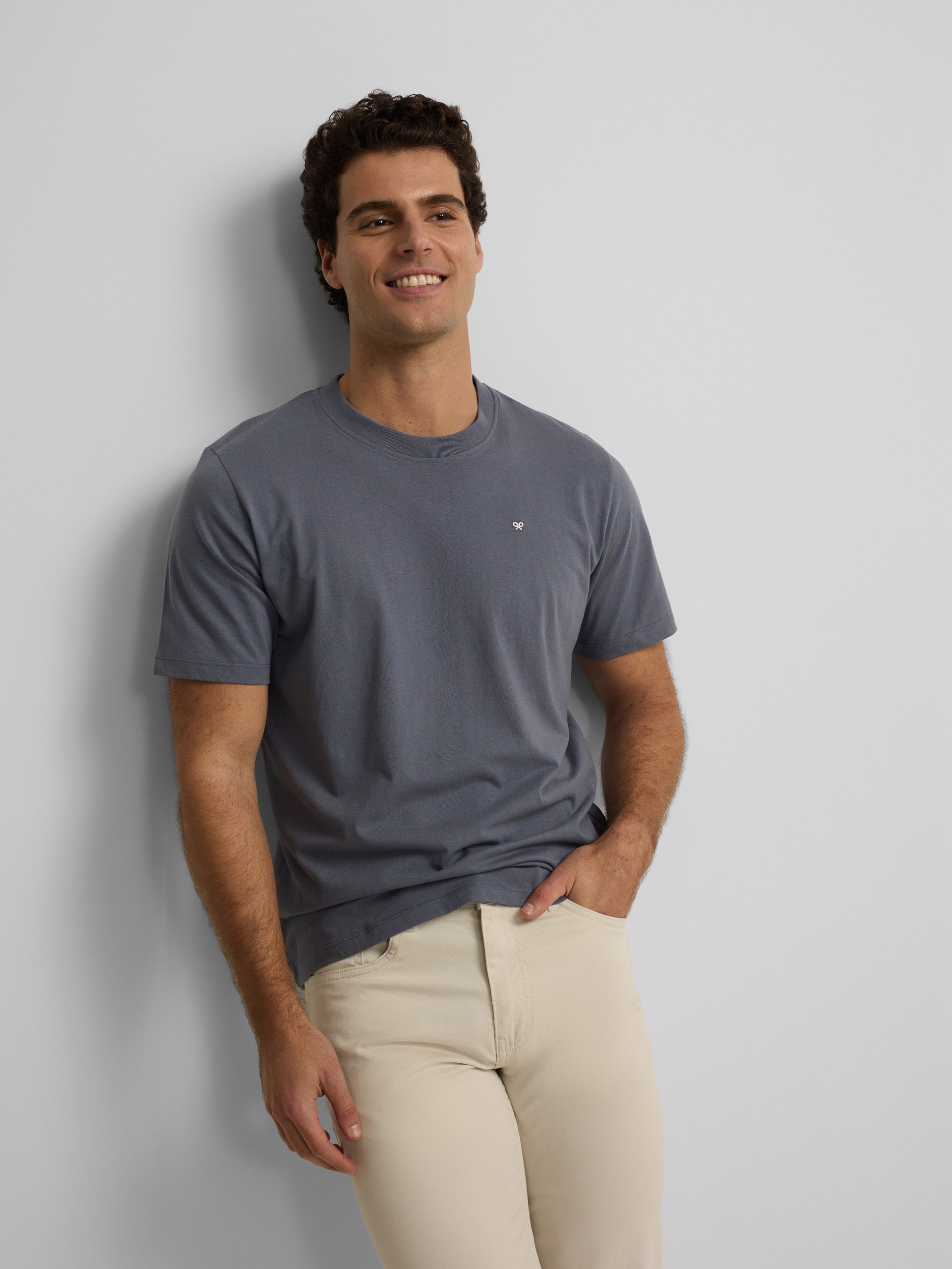 Indigo blue luxury boat t-shirt