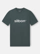 T-shirt Silbon flock verde escuro
