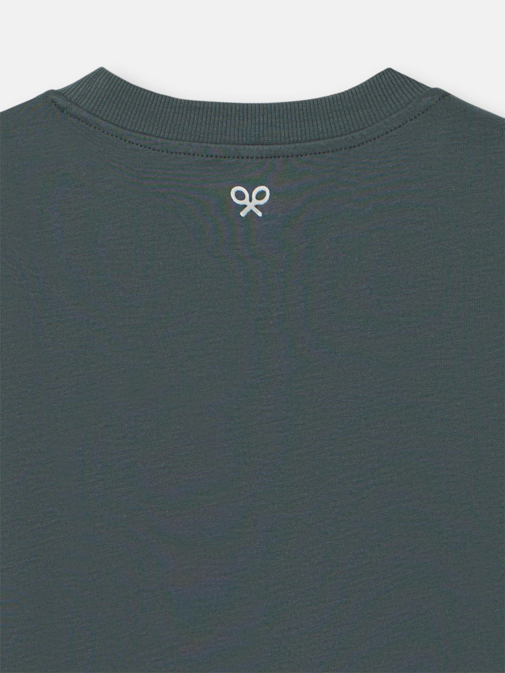 T-shirt Silbon flock verde escuro