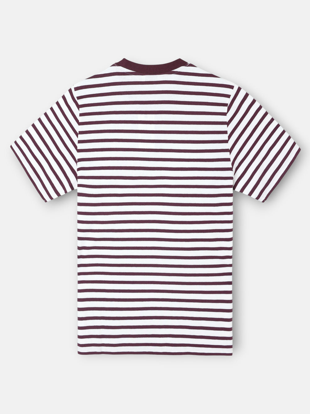 Camiseta rustica rayas burdeos