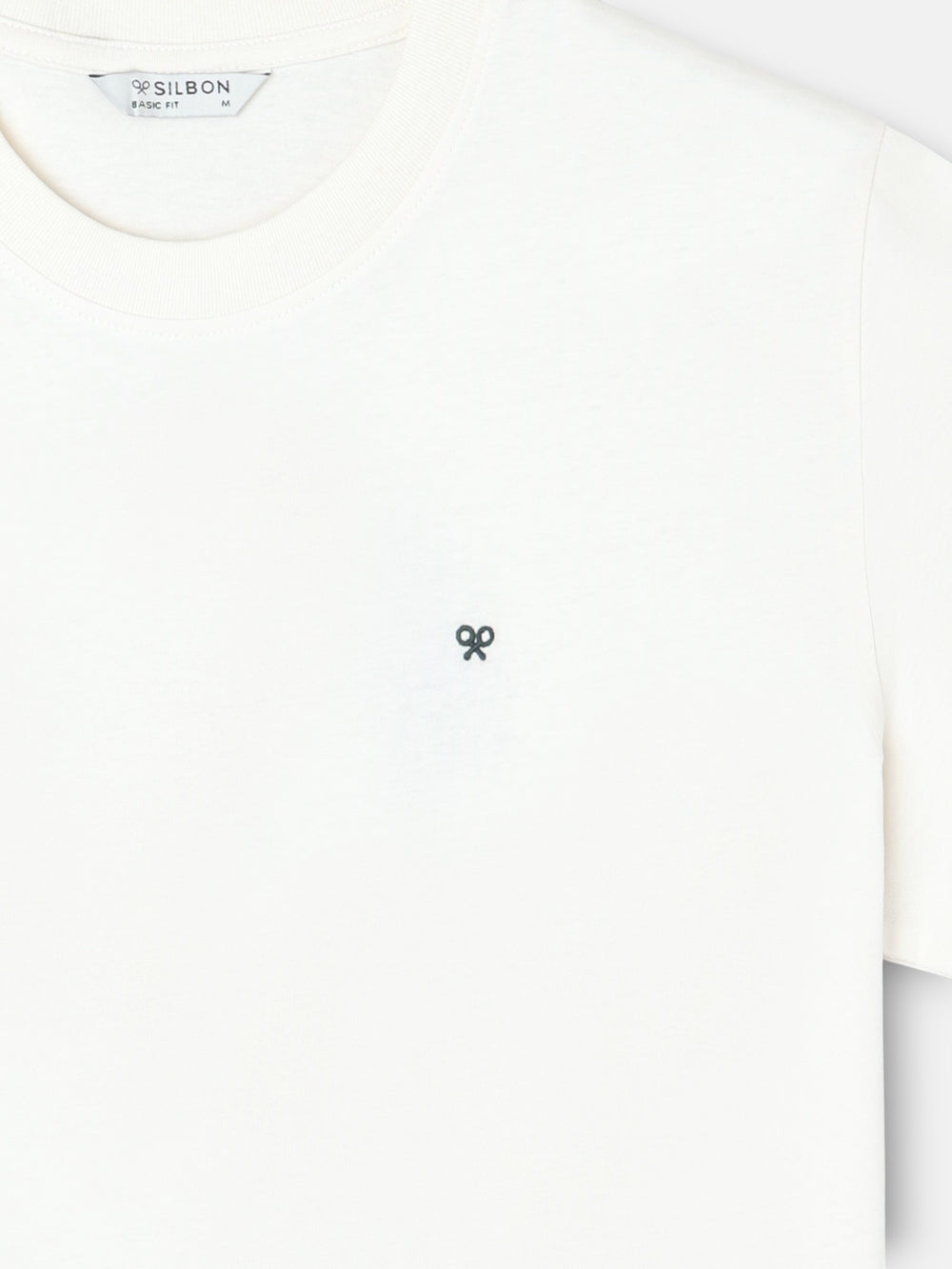 Camiseta Silbon country house crema