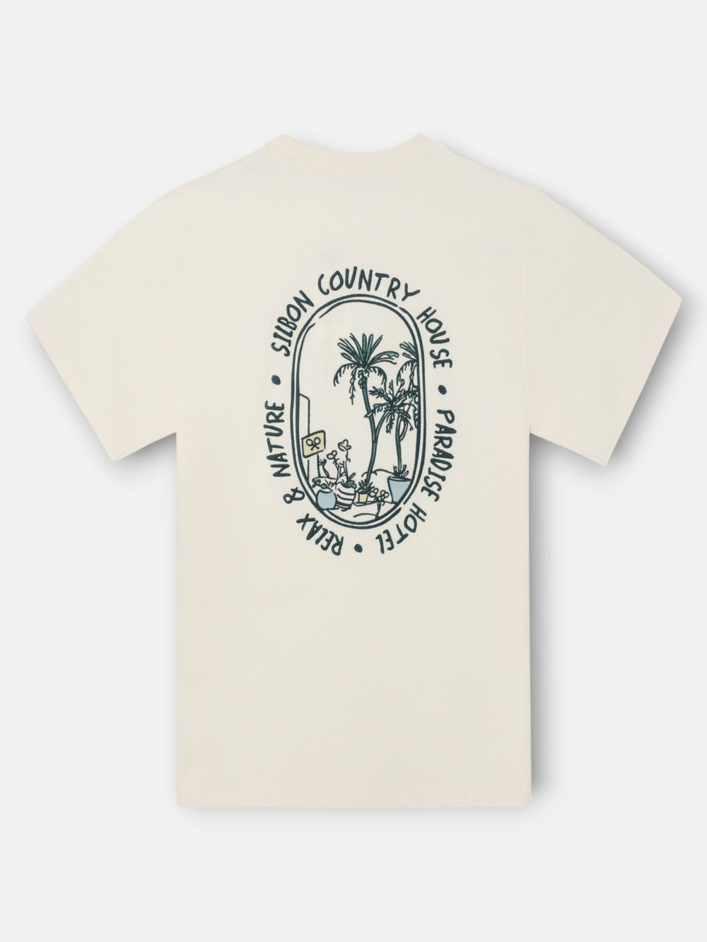 Silbon country house cream t-shirt