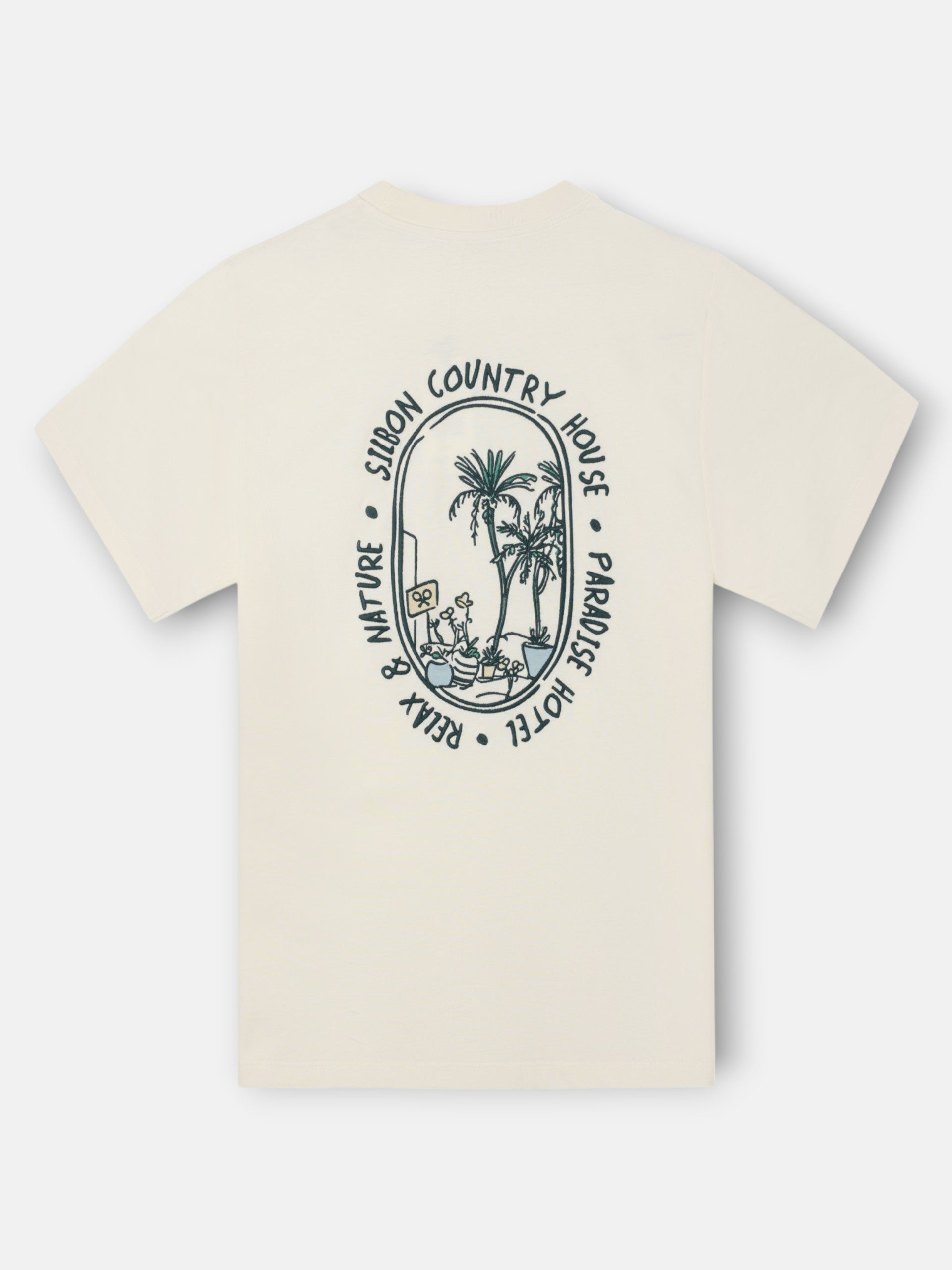 Silbon country house cream t-shirt