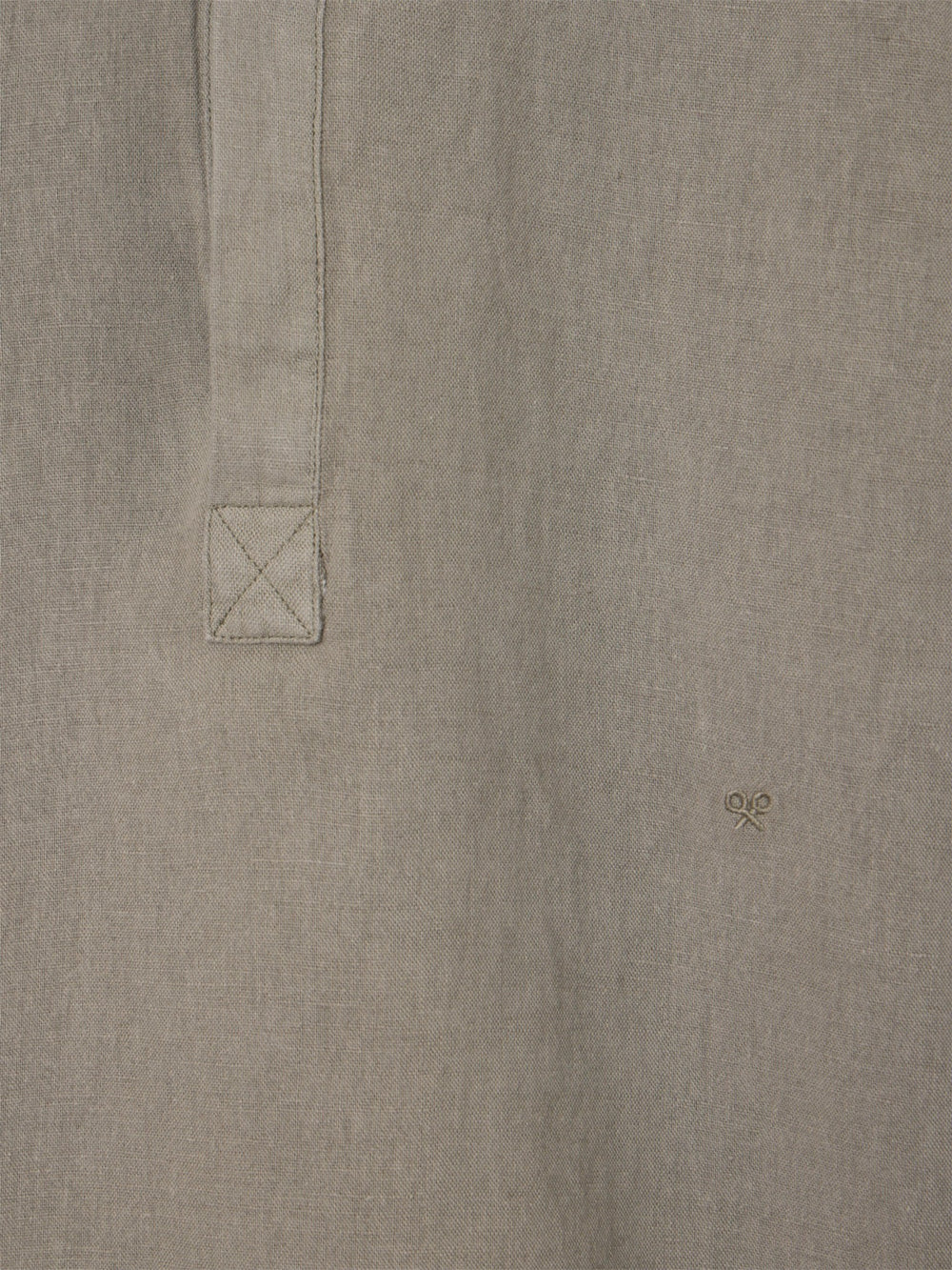 T-shirt uni en lin vert