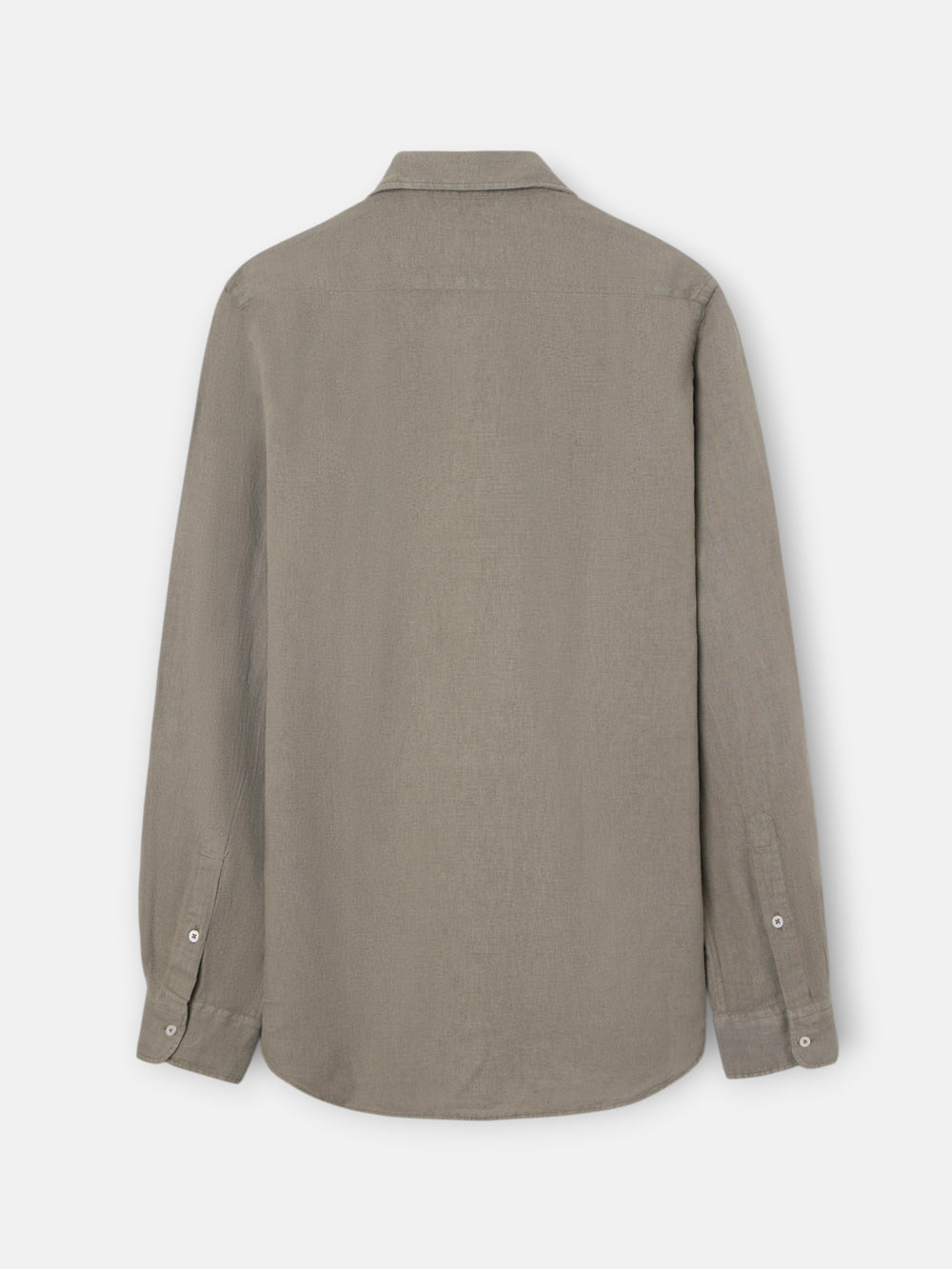 T-shirt uni en lin vert