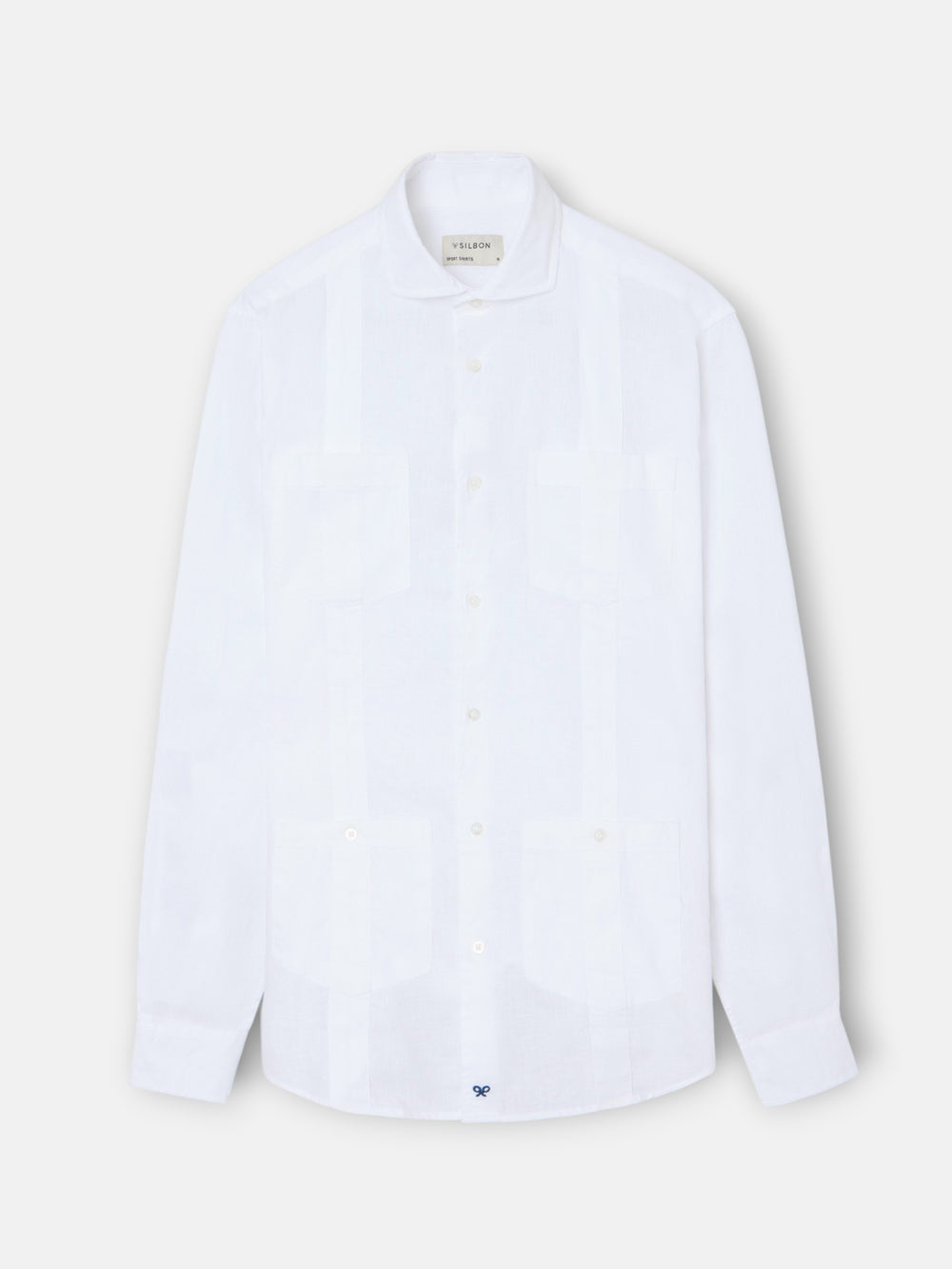 Guayabera sport lino blanca