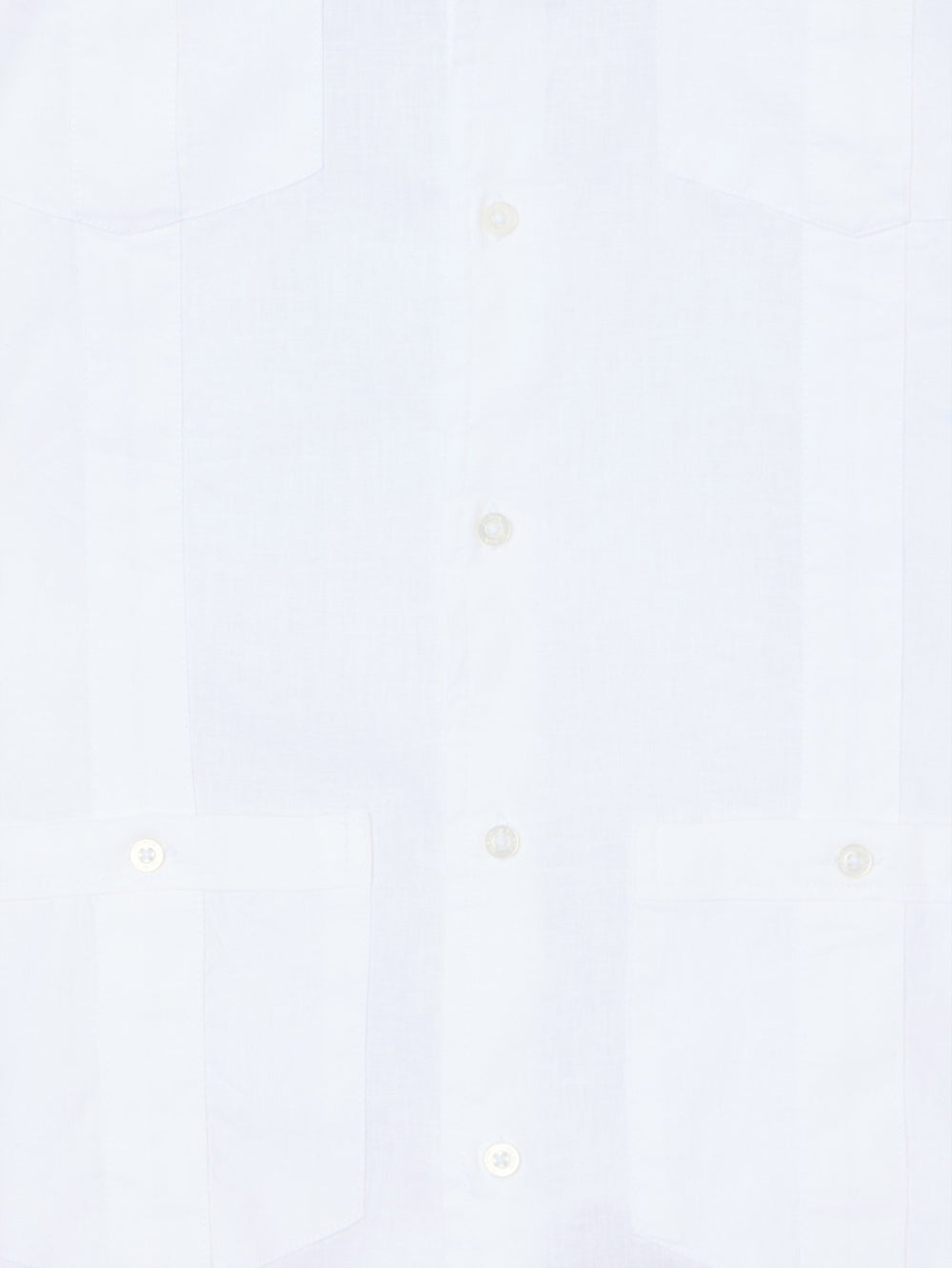 Guayabera sport lino blanca