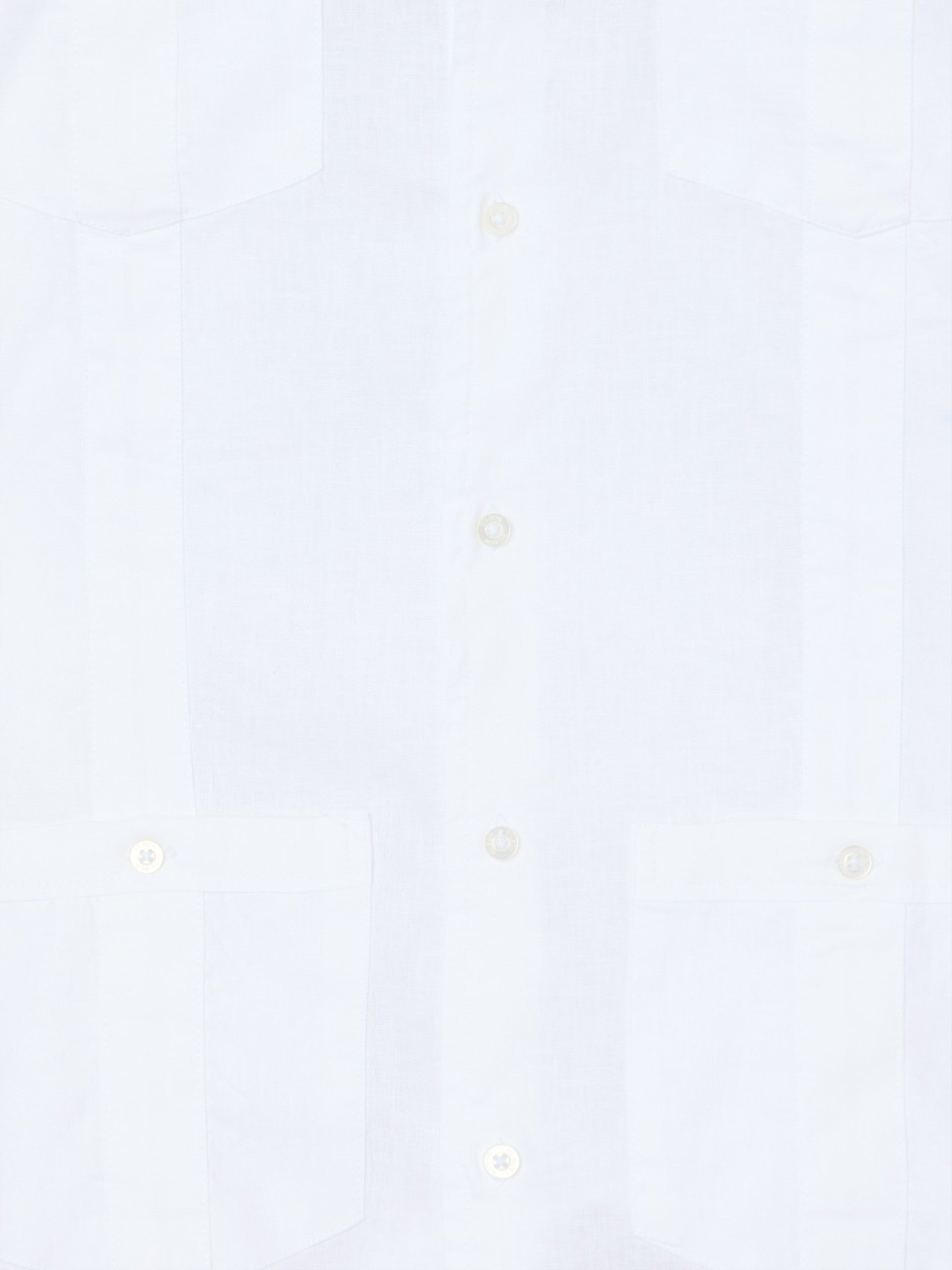 Guayabera sport lino blanca