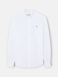 Camisa sport cuello mao blanco