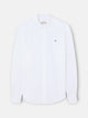 Camisa sport cuello mao blanco
