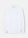 Camisa sport cuello mao blanco