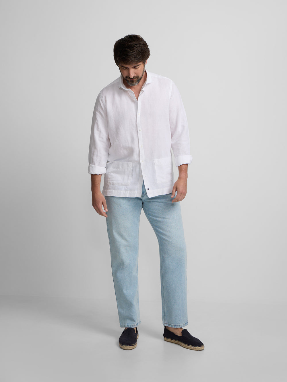 Camisa sport pockets blanco