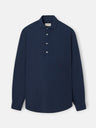 Polera sport lino azul marino