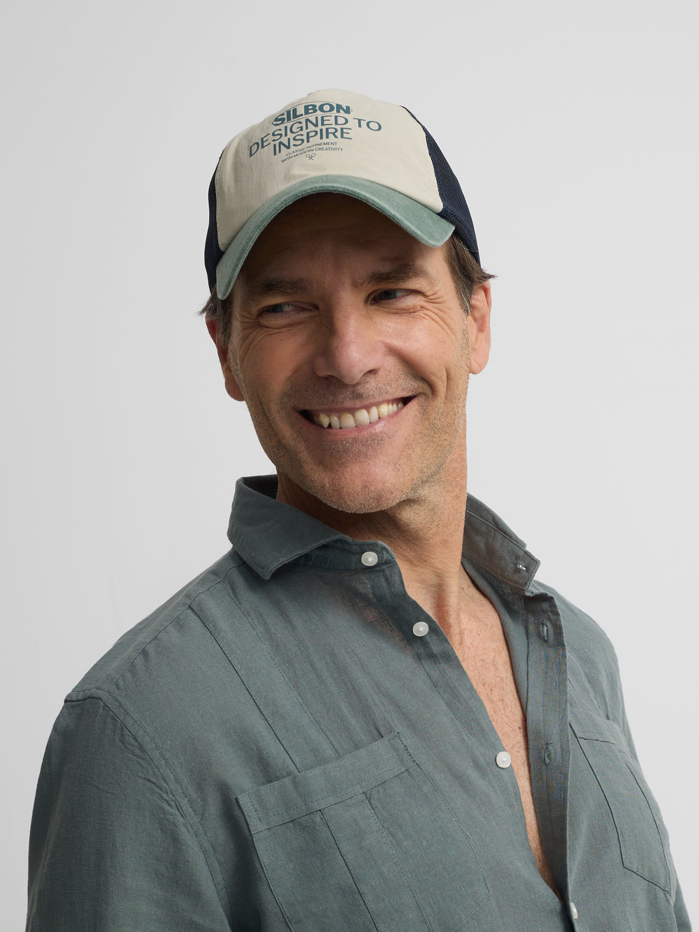 Guayabera sport lino verde