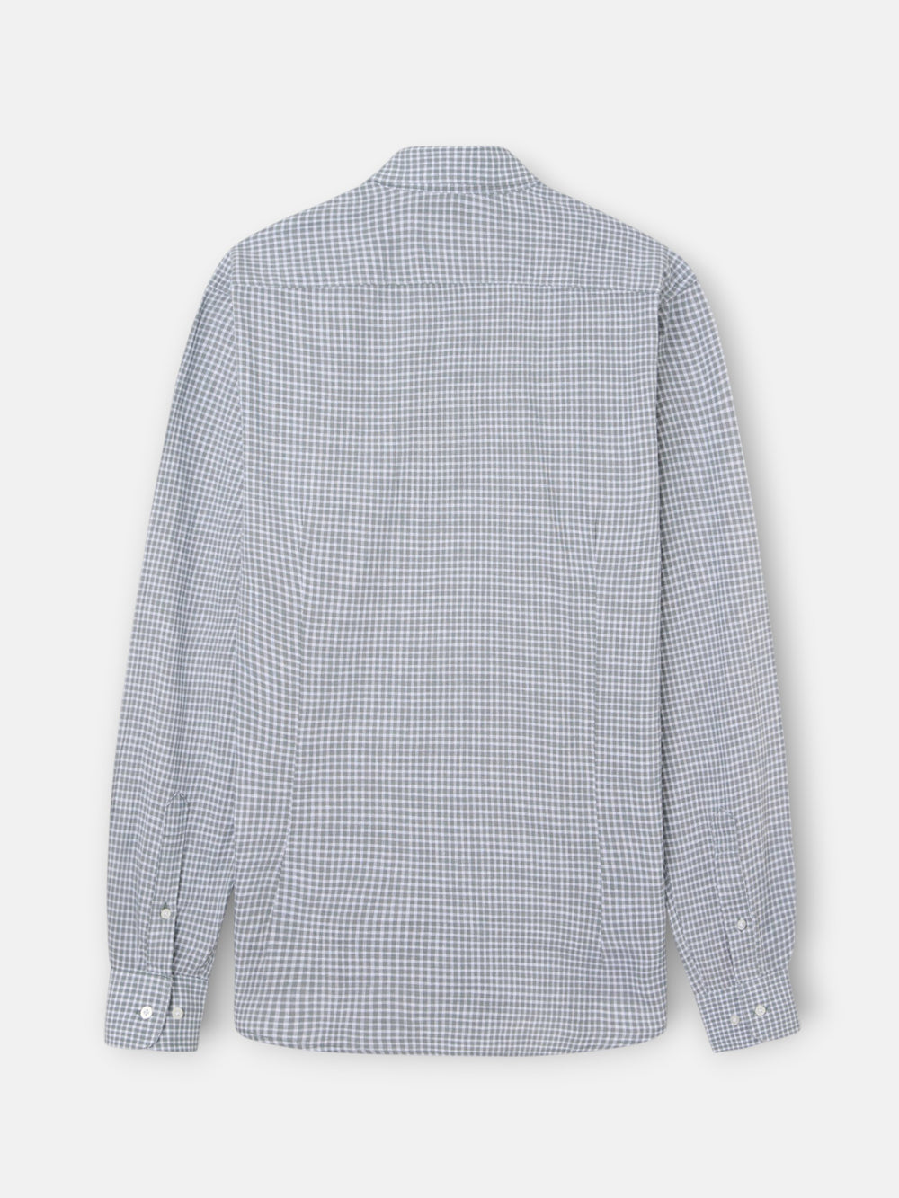 Camisa sport lino cuadros verde