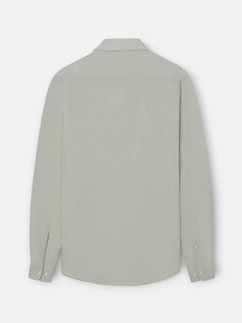 Polera sport lino verde medio