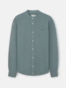 Camisa sport cuello mao verde