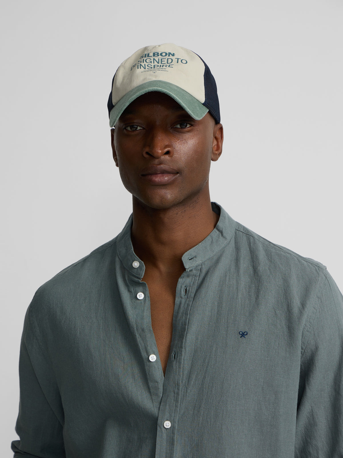 Camisa sport gola mao verde