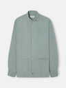 Camisa sport bolsos verde médio
