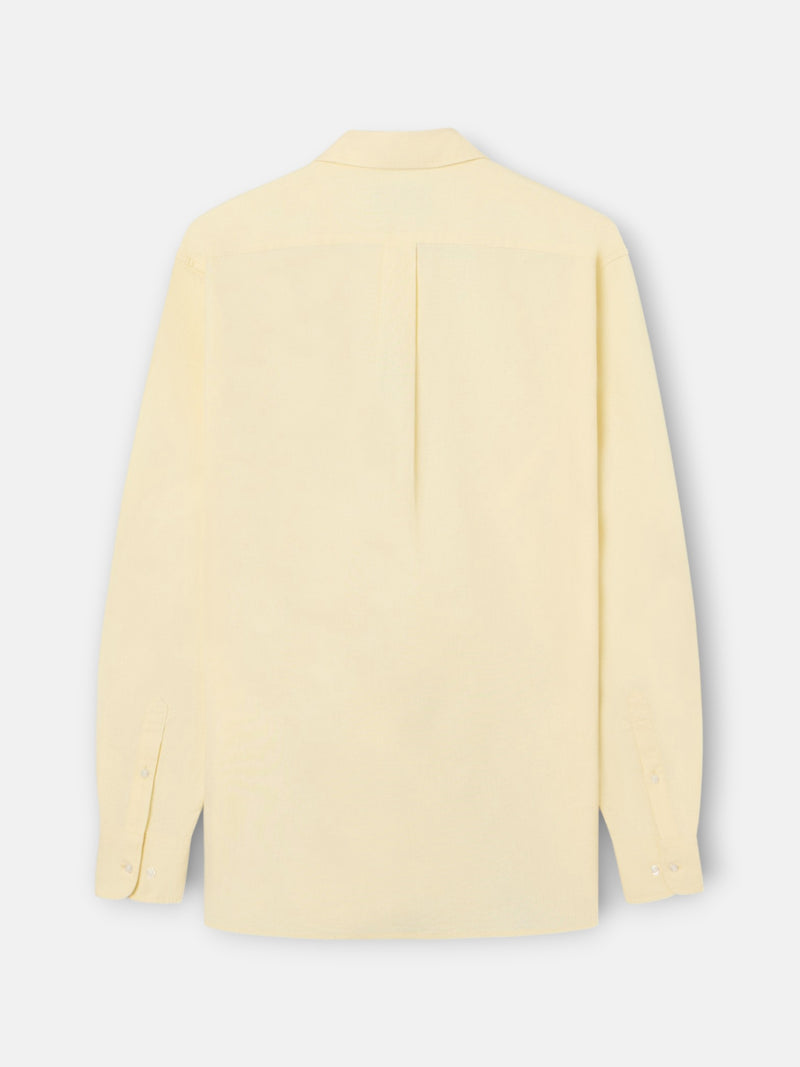Camisola desportiva de linho amarela