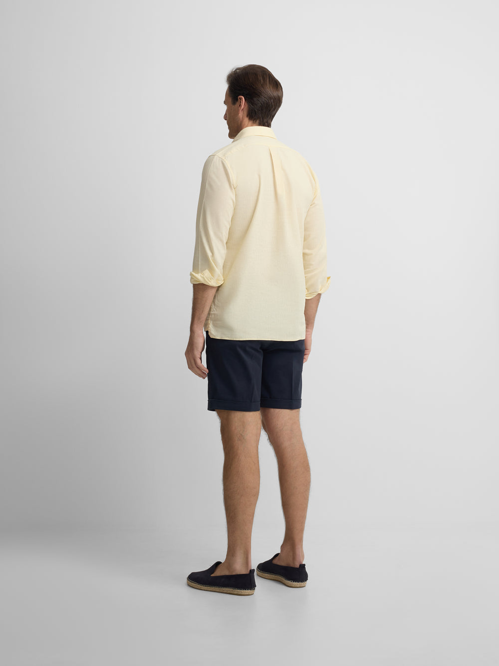 polo de sport en lin jaune